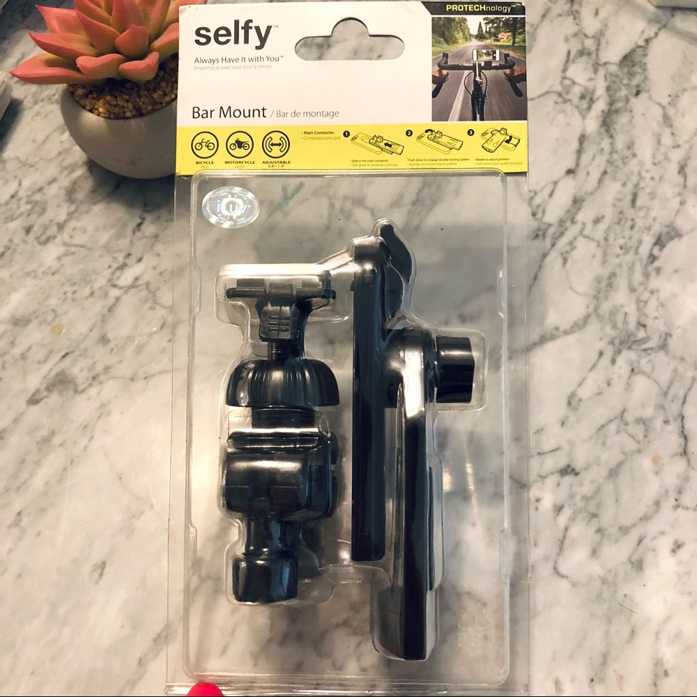 Bike phone bar mount